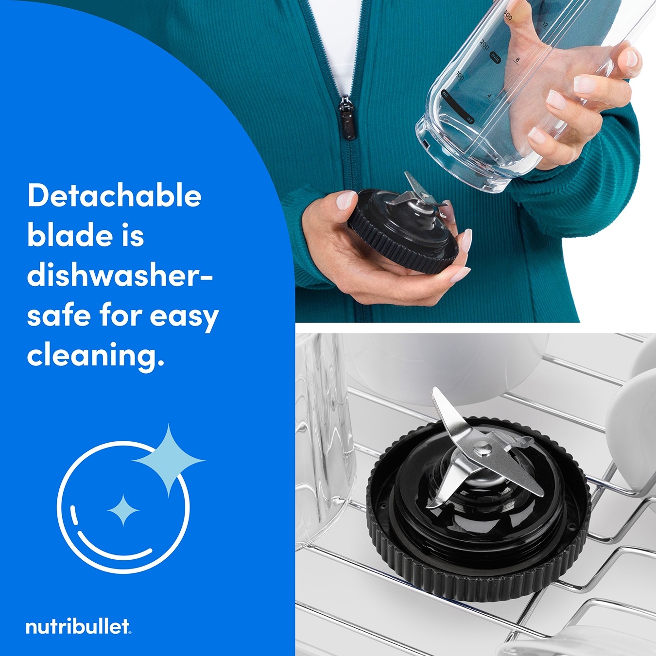 nutribullet Flex -Yours and Theirs Portable Blenders - Black & Forest Green