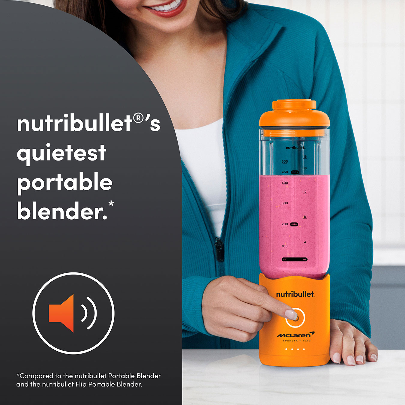 nutribullet x McLaren Mastercard F1 Team Flex Blender - Papaya