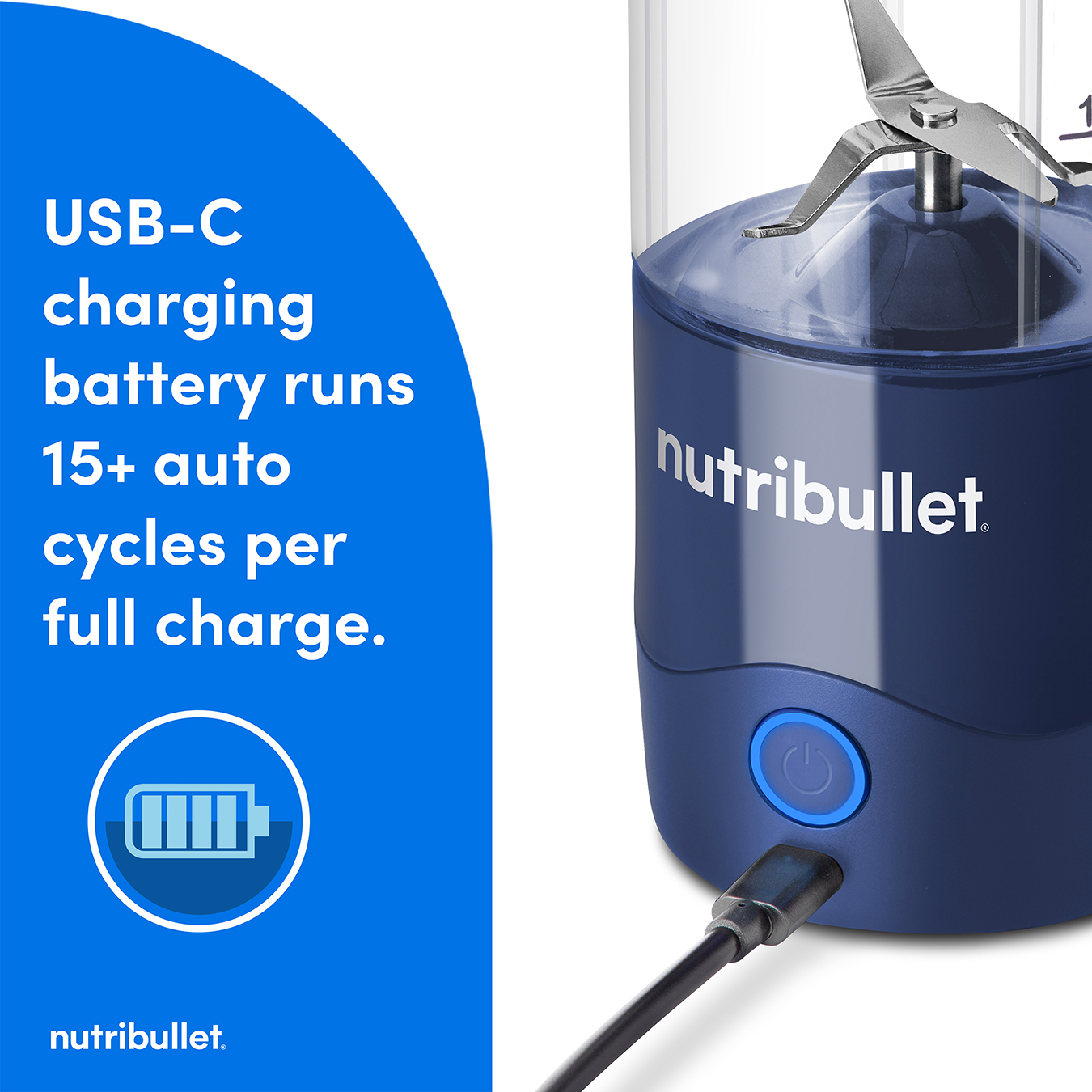 nutribullet Portable - Yours and Theirs Portable Blenders - Black & Navy